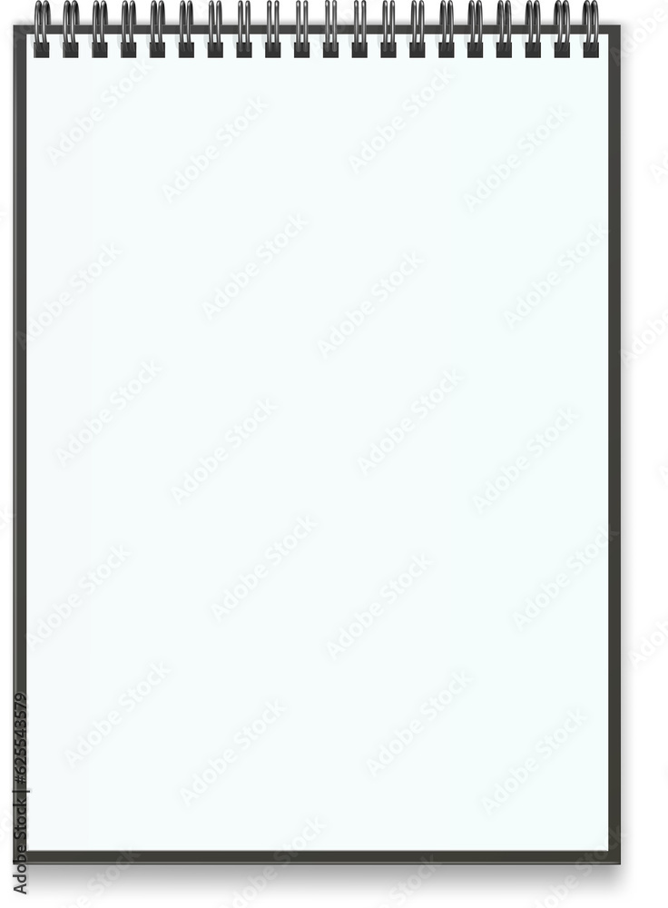 vHorisontal open spiral notepad vHorisontal open spiral notepad