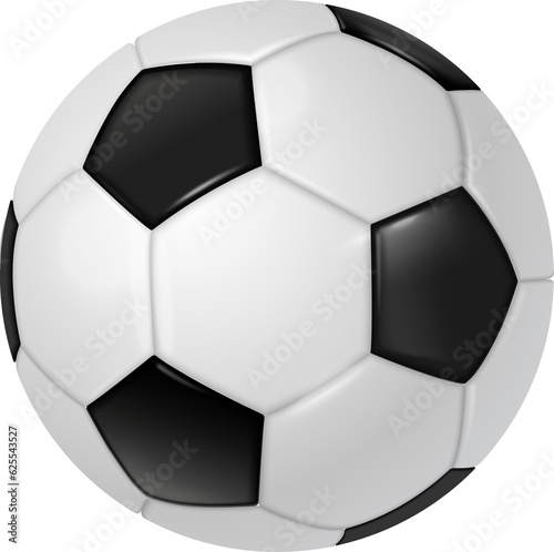 Obraz na płótnie Soccer ball realistic