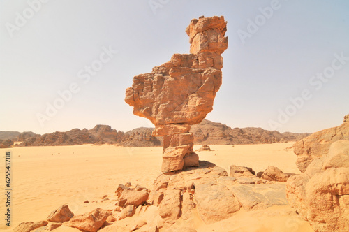 Sandstone erosion in the Algerian Sahara desert