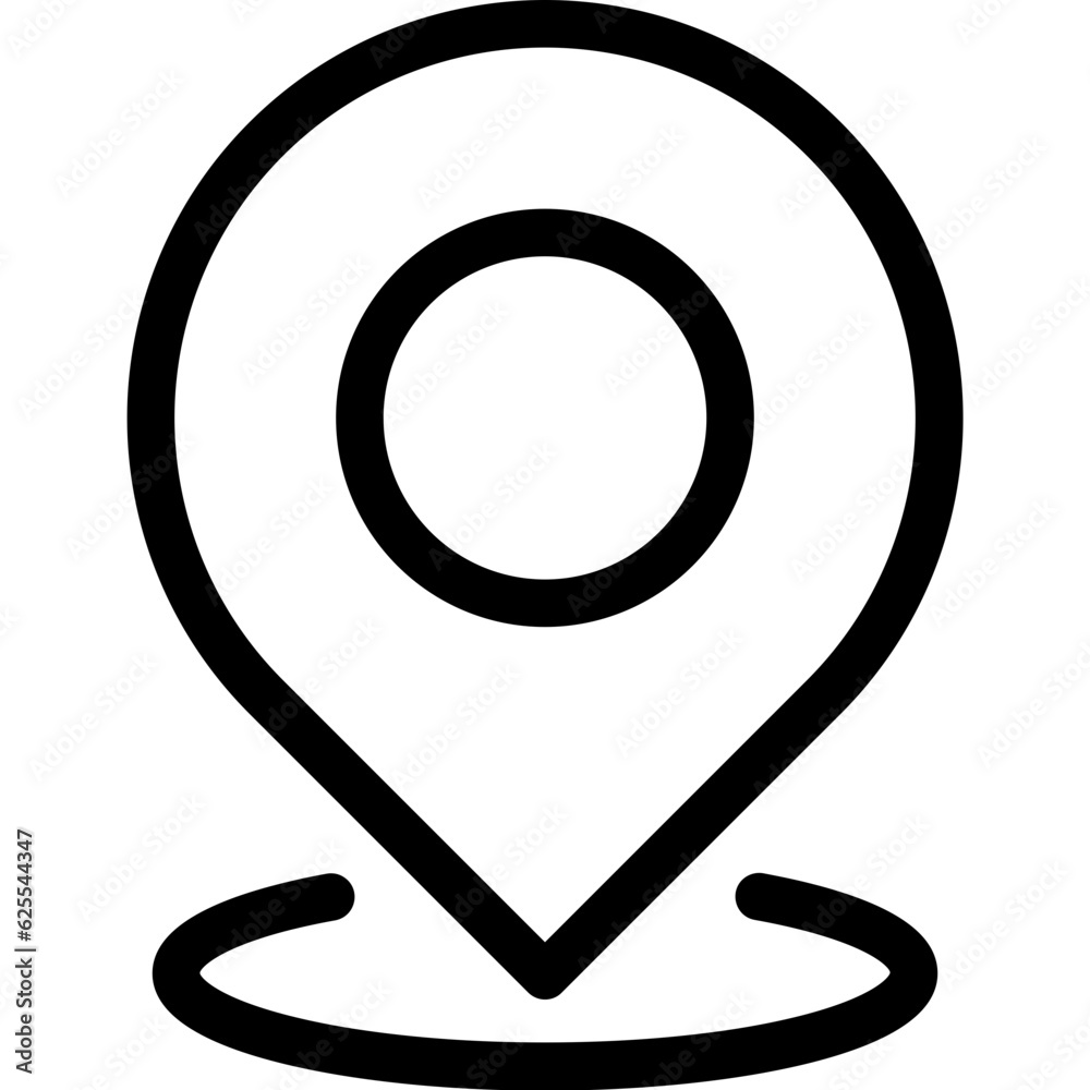 Map Pin. Location Icon. Vector Illustration Map Pin. Location Icon. Vector Illustration