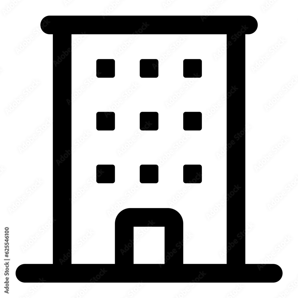 condominium icon vector illustration asset element condominium icon vector illustration asset element