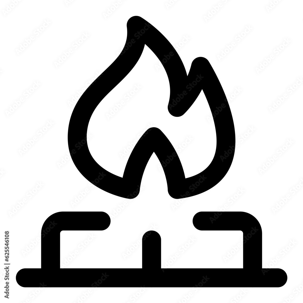 gas stove icon vector illustration asset element gas stove icon vector illustration asset element