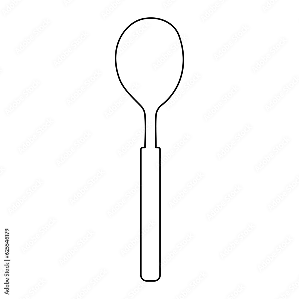 spoon kitchen food soup cook line doodle spoon kitchen food soup cook line doodle