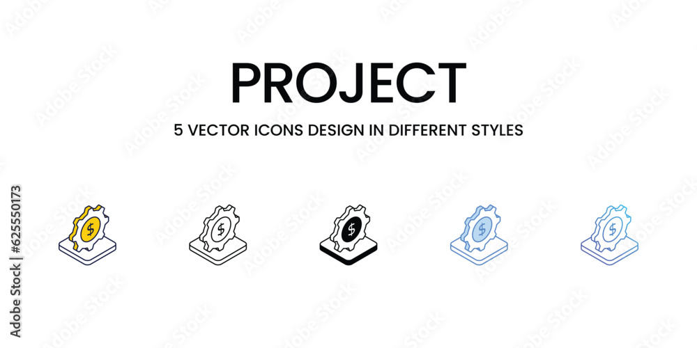Project Icon Design in Five style with Editable Stroke. Line, Solid, Flat Line, Duo Tone Color, and Color Gradient Line. Suitable for Web Page, Mobile App, UI, UX and GUI design. Project Icon Design in Five style with Editable Stroke. Line, Solid, Flat Line, Duo Tone Color, and Color Gradient Line. Suitable for Web Page, Mobile App, UI, UX and GUI design.