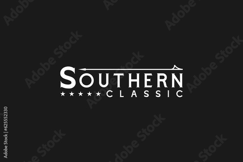 Classic ornament decoration typography logo design element