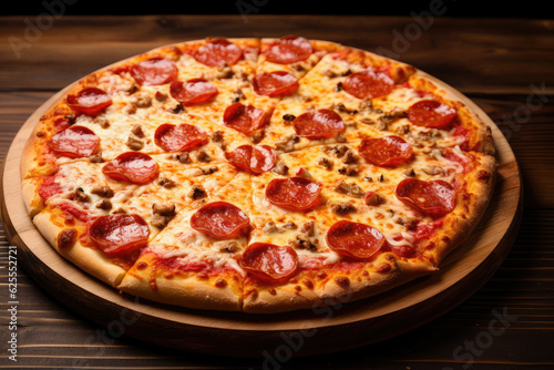 tasty pepperoni pizza