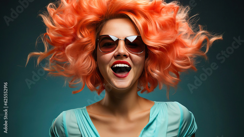 Young woman with daring col...