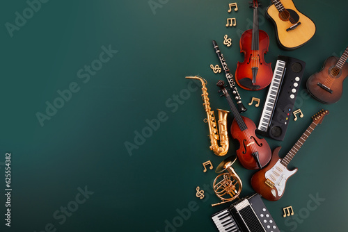 Foto Back to music school concept