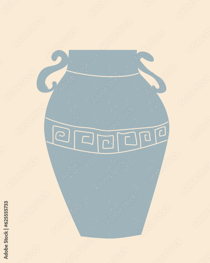 antique element of decor ancient greece amphora