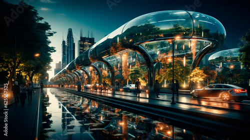 Smart City of Tomorrow  Interconnected Infrastructure. Generative AI.