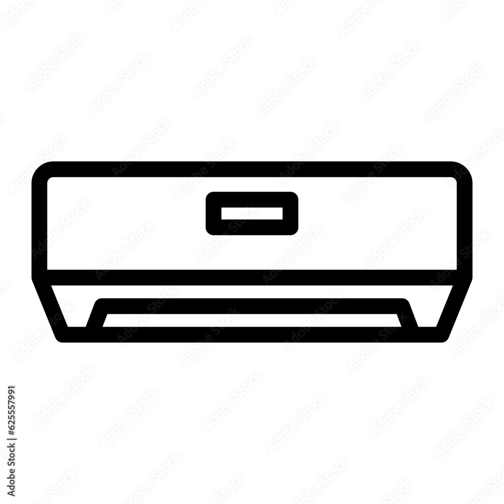 air conditioning line icon air conditioning line icon