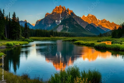 reflection in the lake