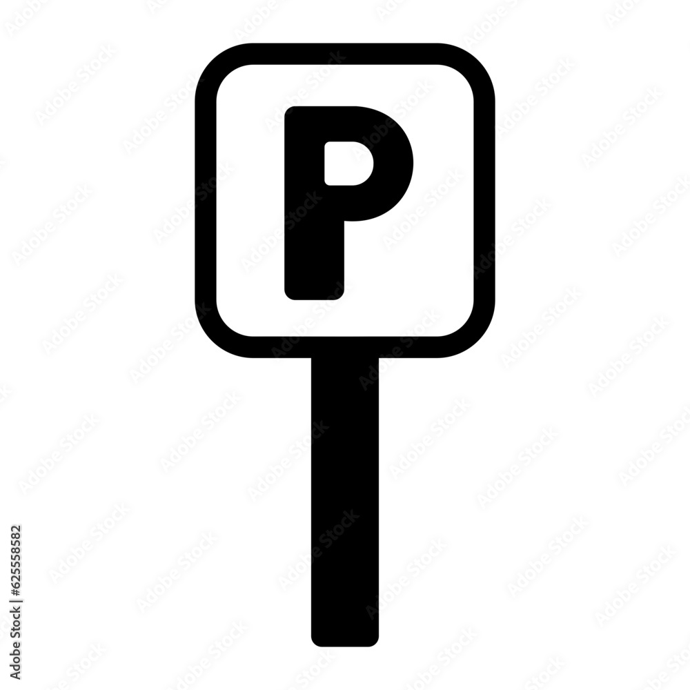 parking area glyph icon