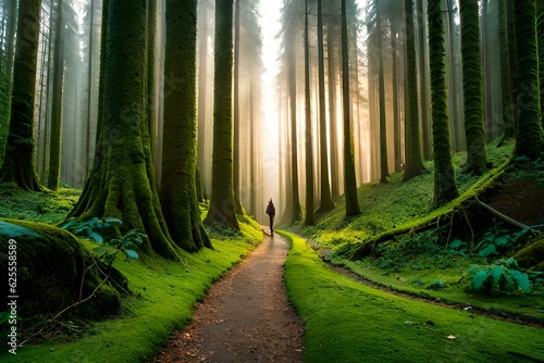 footpath in the forest