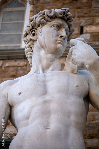 David by Michelangelo replica in Florence, Italy