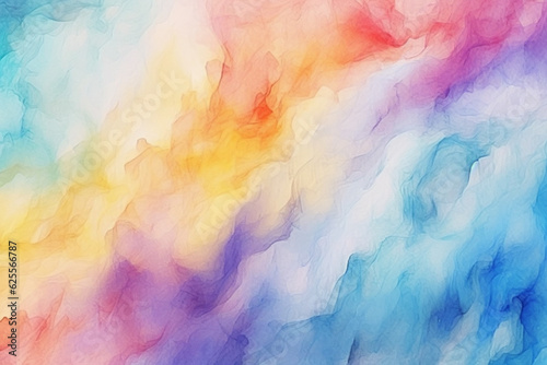 Abstract watercolor background. Digital art painting. Colorful texture. © Creative
