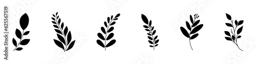 Leaf - Vector Icon. Leaves elements. Leaf. Leaves. Illustration for design