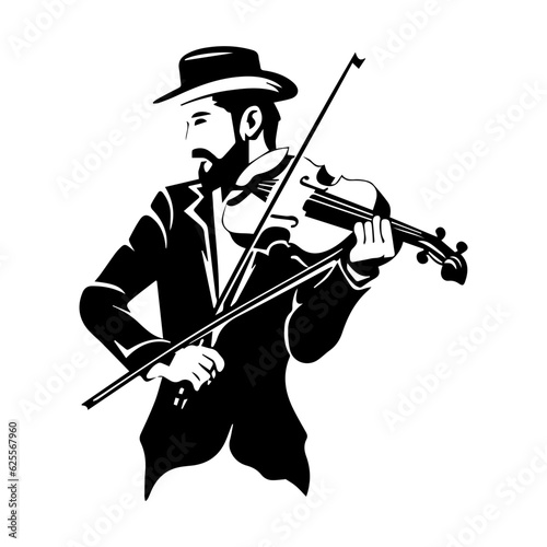 musician silhouette illustration