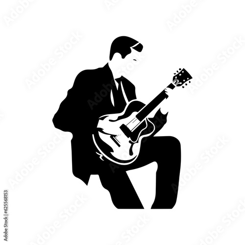 musician silhouette illustration