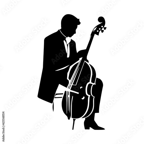 musician silhouette illustration