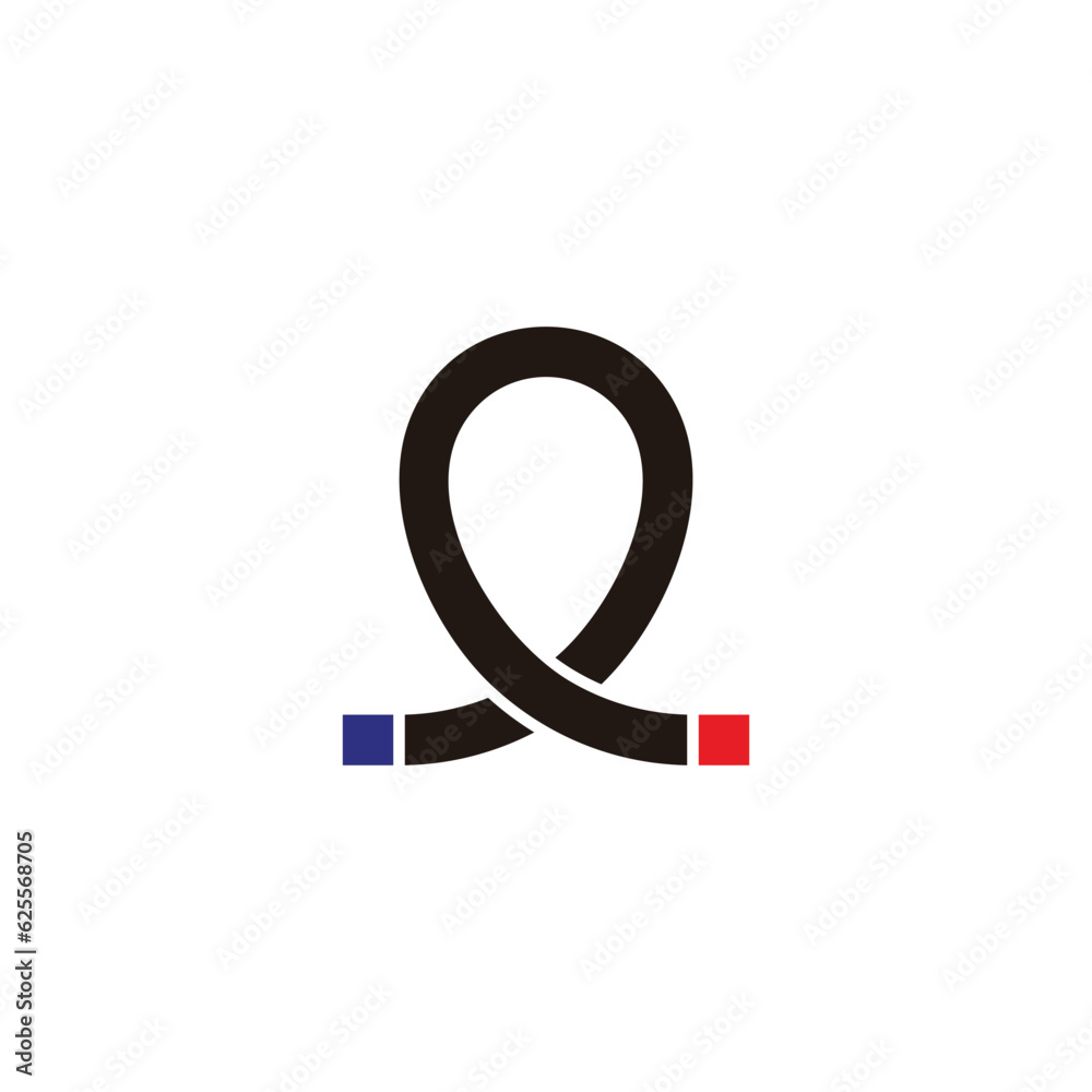 loop magnetic object geometric simple logo vector loop magnetic object geometric simple logo vector