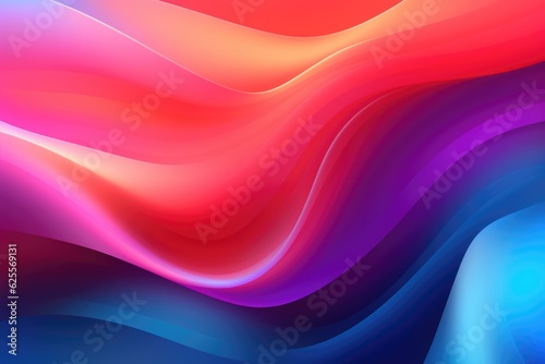 Abstract blue, violet and pink swirl wave background. Flow liquid lines design element. Colorful motion elements with neon led illumination. Abstract futuristic background