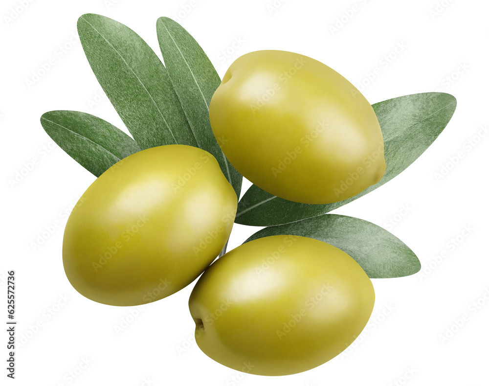 Obraz premium Delicious olives cut out