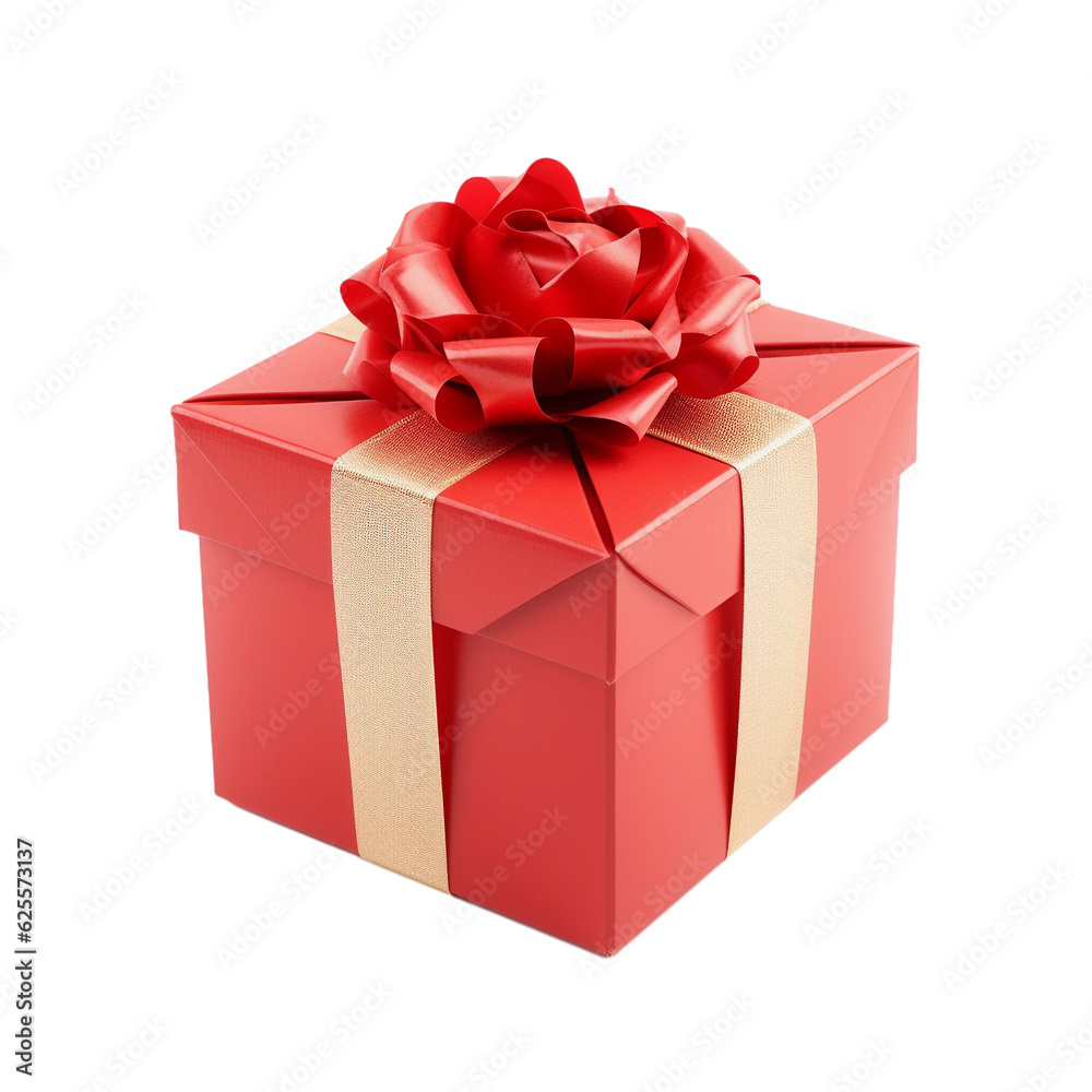 Obraz premium gift box isolated on white