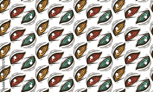 the eye rinnegan, pattern seamless Ideal for wallpaper photo