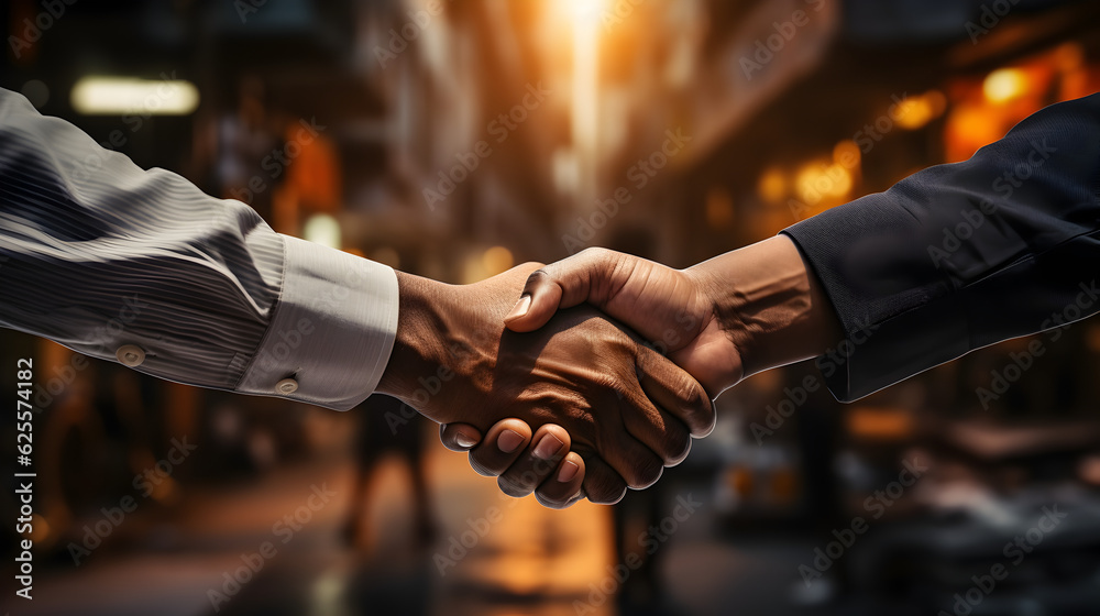 handshake, partner deal Generative AI handshake, partner deal Generative AI