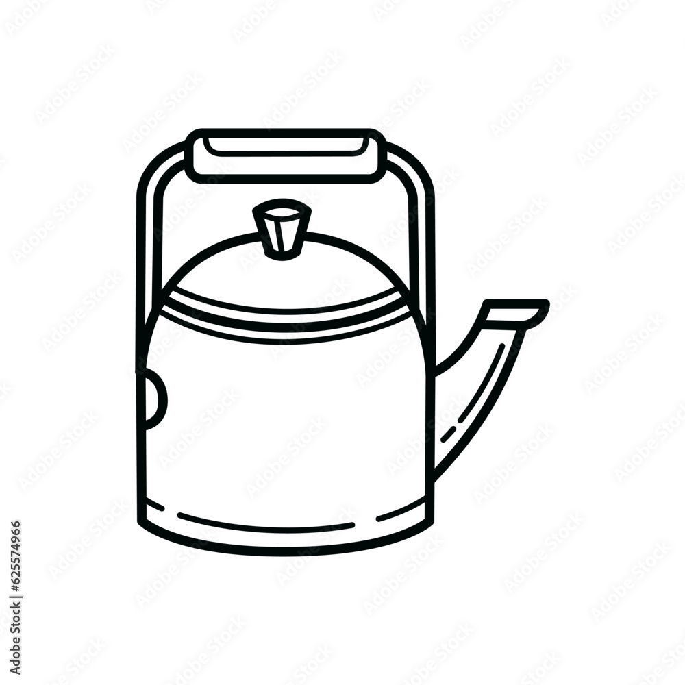 Obraz premium Teapot icon design isolated on white background