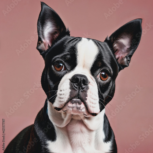 Boston terrier portrait  © Multiverso Design