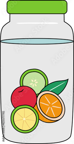 Detox Water Illustration