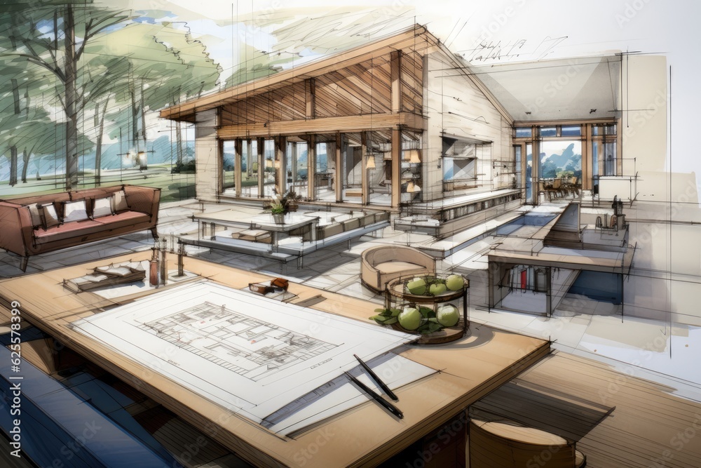 An innovative architect and interior designer collaboratively create ...