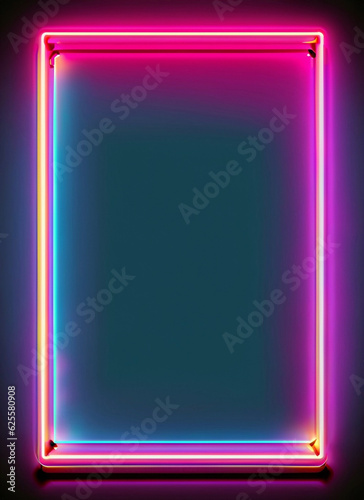 neon frame border