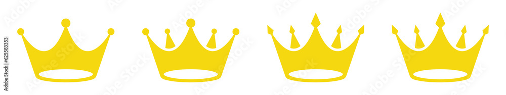 Crown icon. Royal crown set icon, vector illustration Crown icon. Royal crown set icon, vector illustration