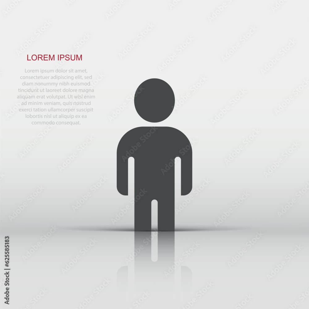 People communication icon in flat style. People vector illustration on white background. Partnership business concept. People communication icon in flat style. People vector illustration on white background. Partnership business concept.