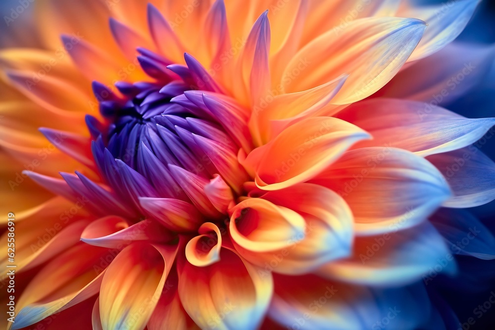 A close-up shot of a flower in full bloom capturing. Beautiful image A close-up shot of a flower in full bloom capturing. Beautiful image