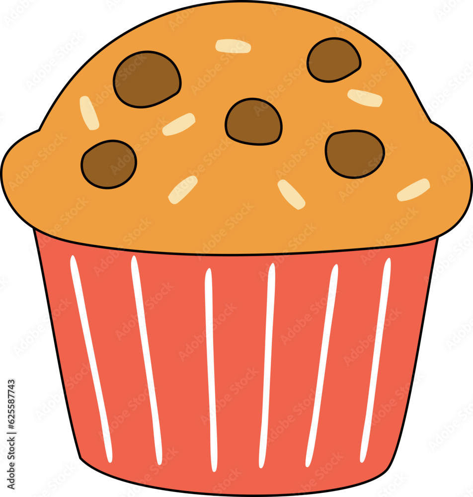 Muffin Cupcake Illustration