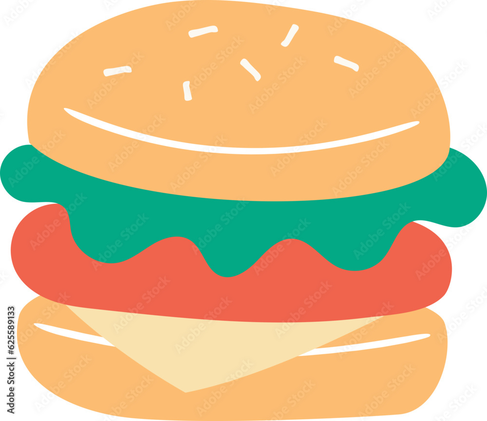 Burger Illustration