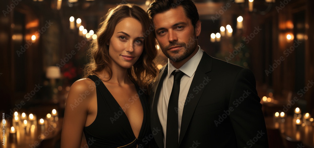 Couple posing cuddling side by side. Couple posing cuddling side by side.