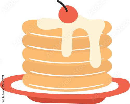 Pancake Illustration