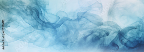 Wide blue smoke science fiction background material