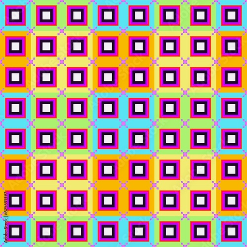 seamless pattern with squares