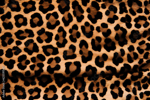 Animal print textile texture. Leopard fur background