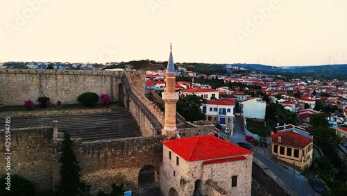 view of the old town cesme
