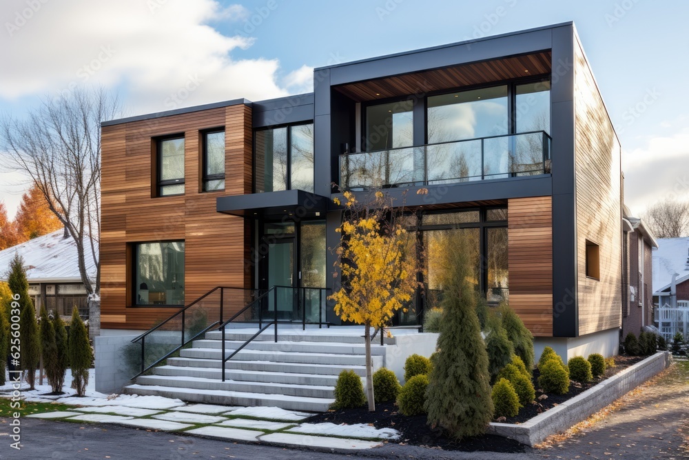 Complete collection of newly built Canadian designed homes in Montreal, Quebec.