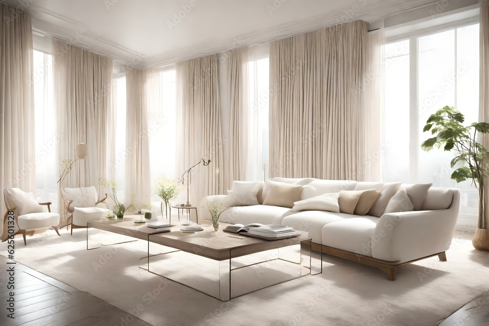 Fototapeta premium modern living room