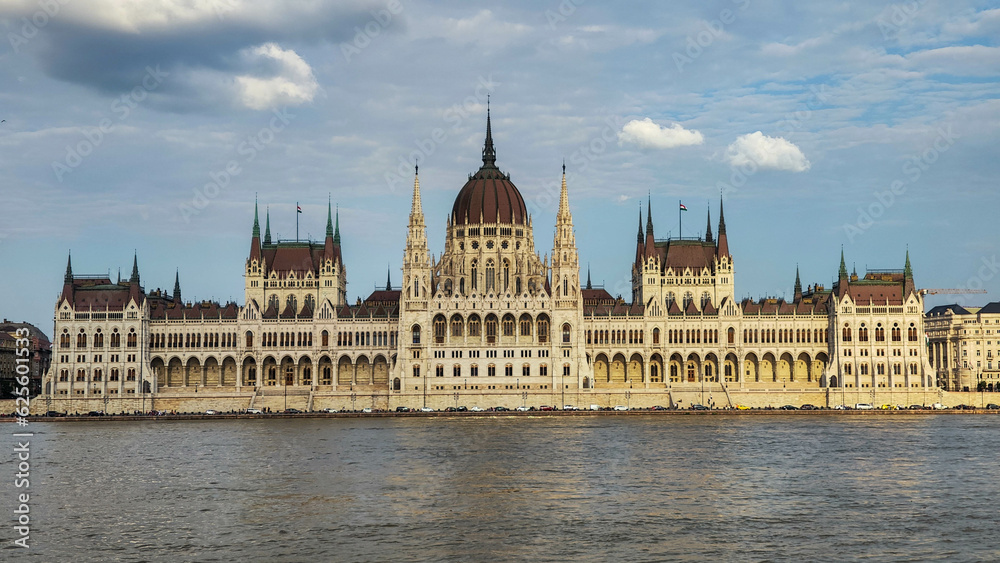 Fototapeta premium View of the Parliament at Budapest in Hungary