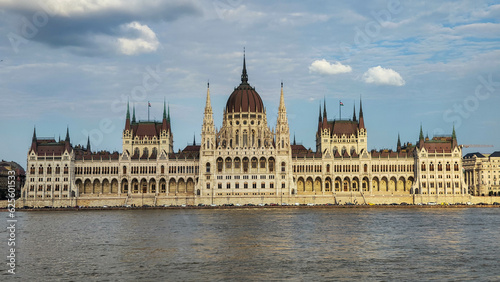 View of the Parliament at Budapest in Hungary